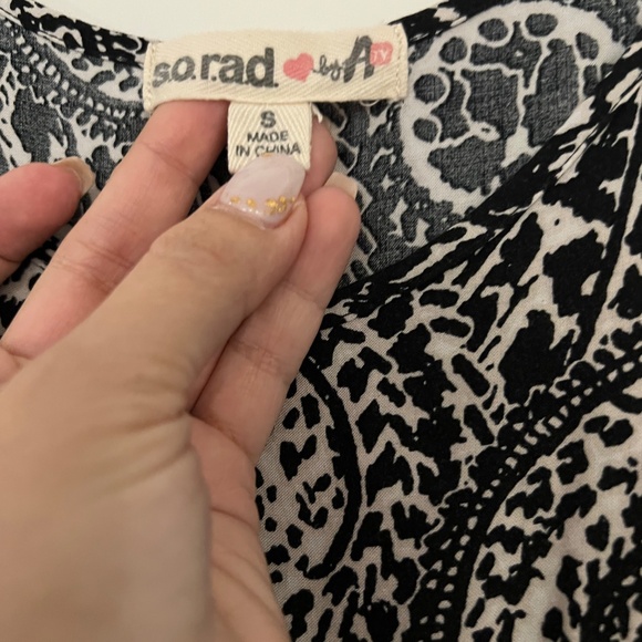 Black and white, wide leg romper - Picture 5 of 5